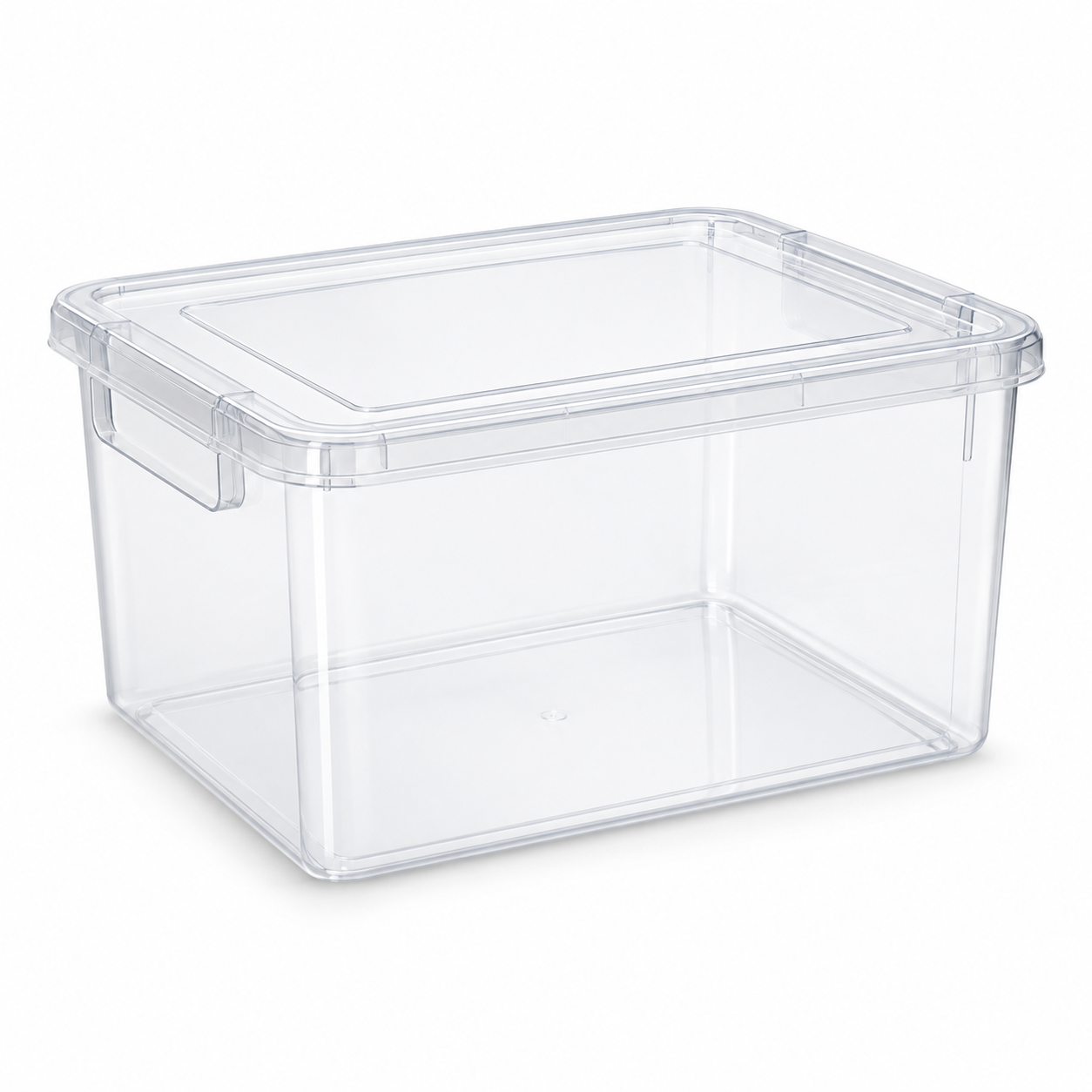 Sanremo Caixa Organizadora Plástica Top Stock Transparente 28,2L