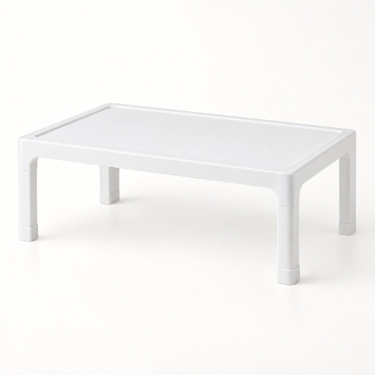 Prateleira Organizadora Extensível Branca — 36 × 48–80 cm