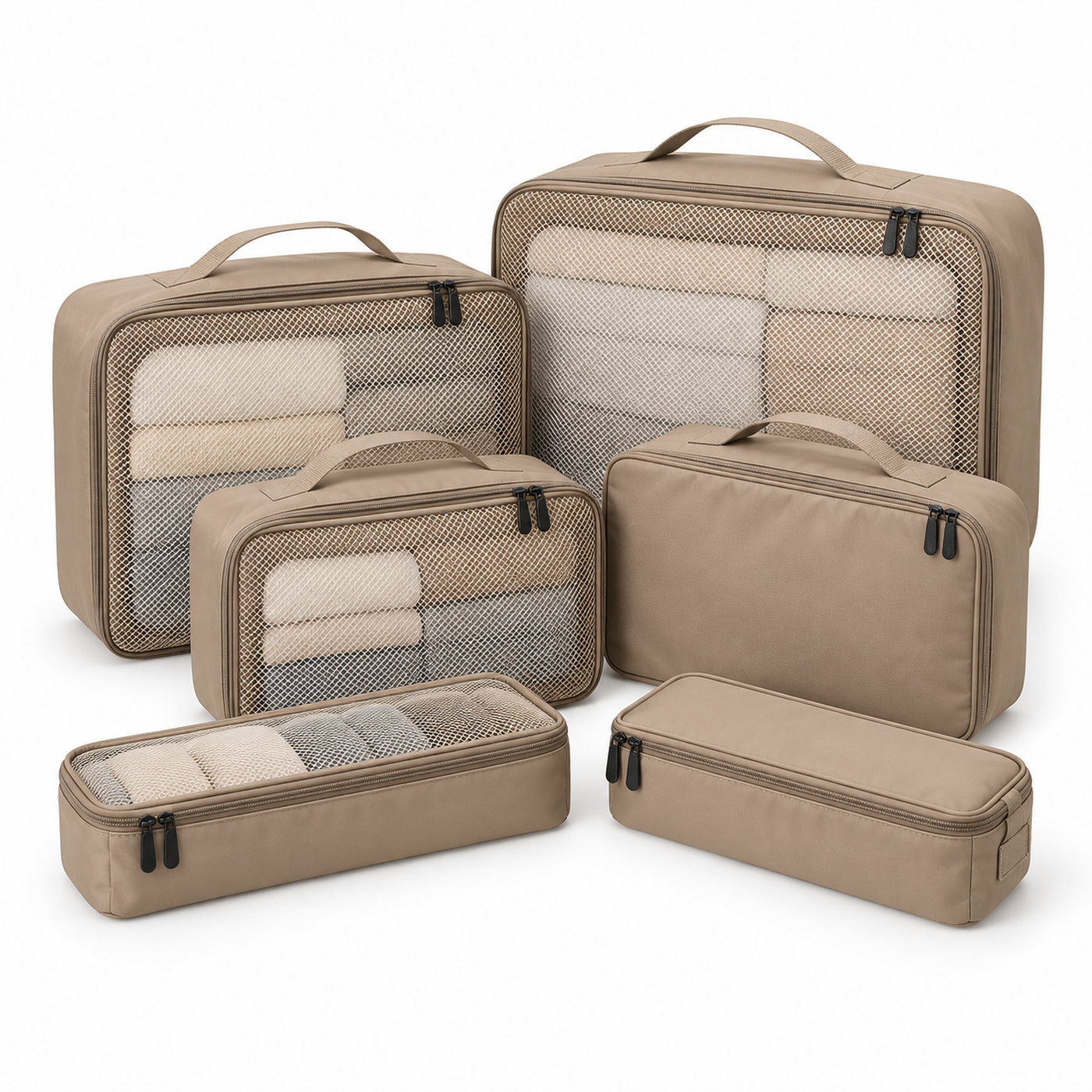 Kit Organizador de Mala 6 Peças OIKOS