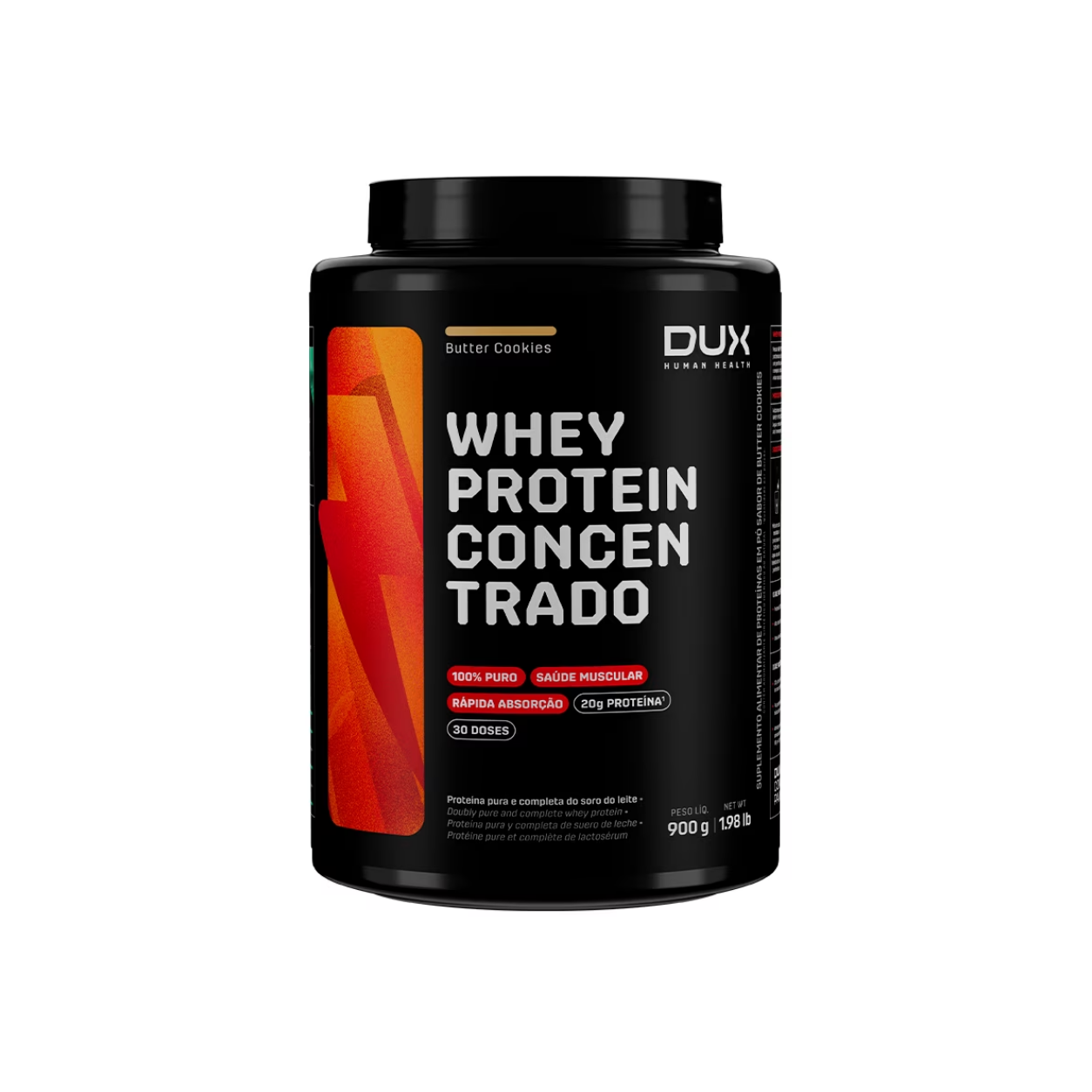Whey Protein Concentrado 900 g – Cookies