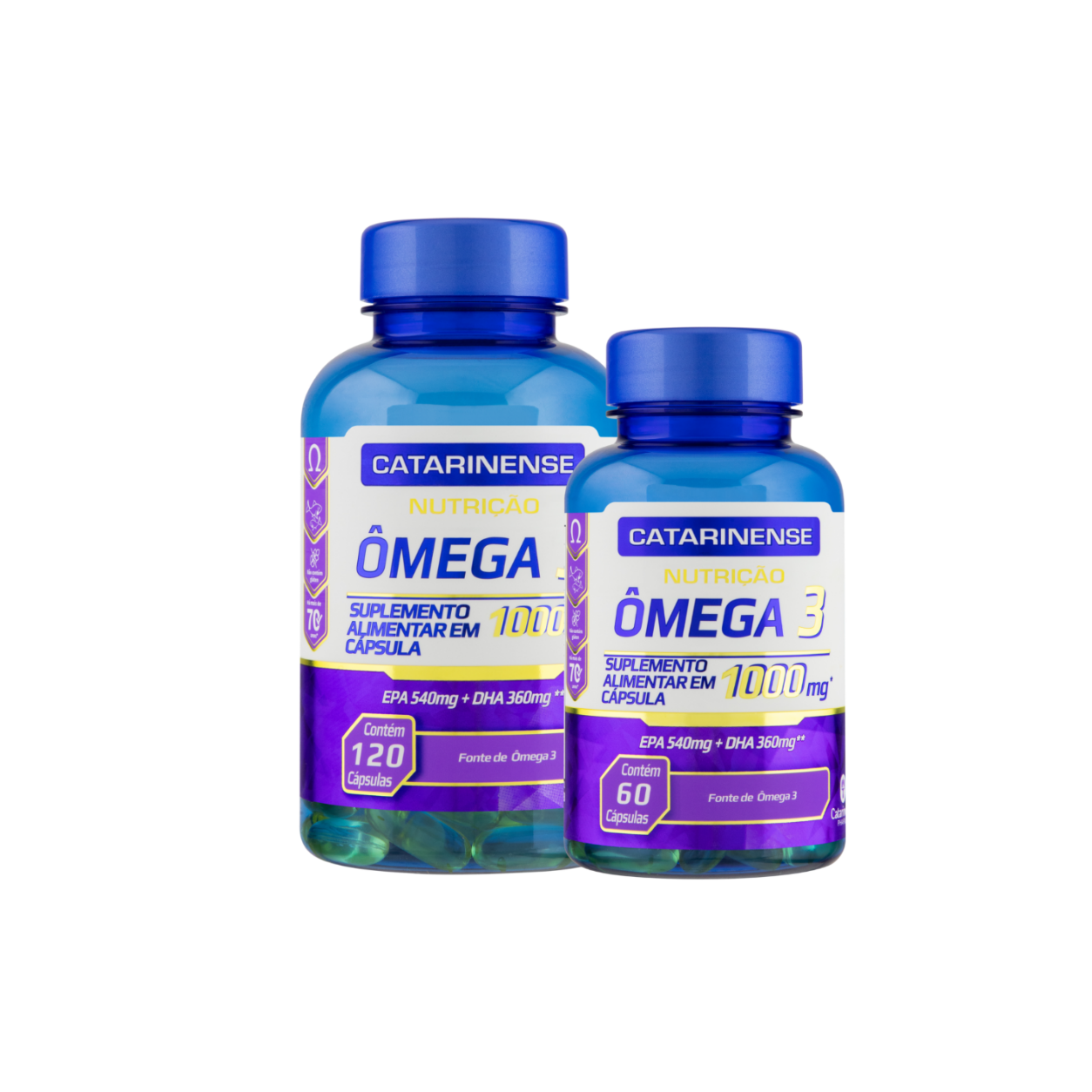 Ômega 3 1000 mg 120 cápsulas