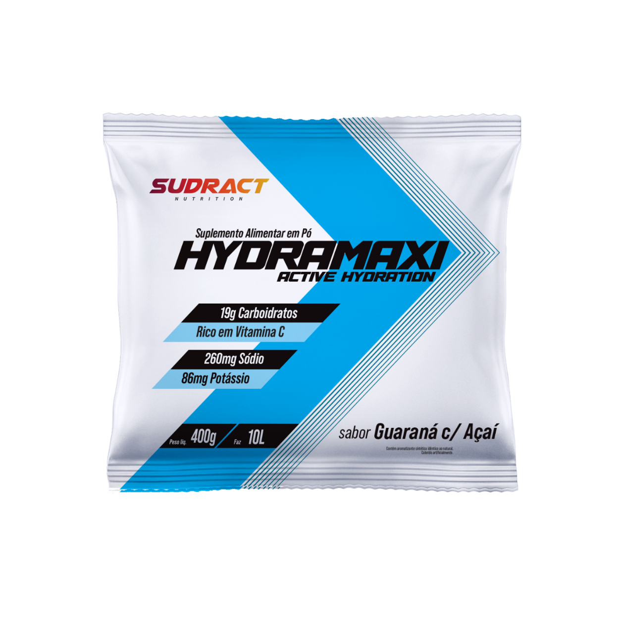 Hydramaxi Isotônico em Pó 400 g Refil – Limão